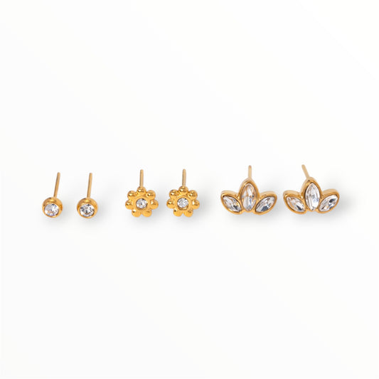 Paulette Earrings Stud Set