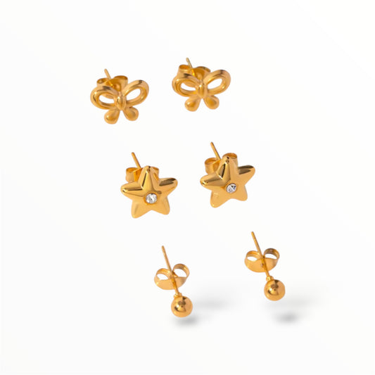 Kaliaris Earrings Stud Set